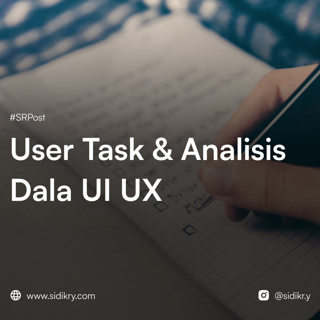 user task dan analisis